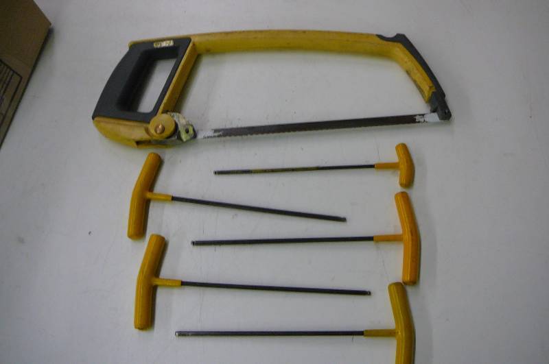 Hacksaw & T- wrenches