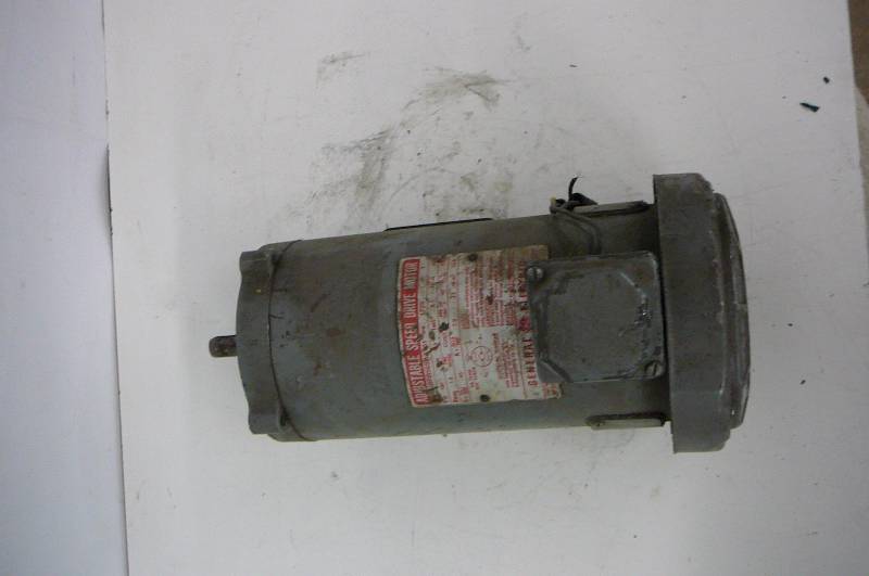 GE Motor Adjustable Speed drive 1hp -1750 rpm 3 ph