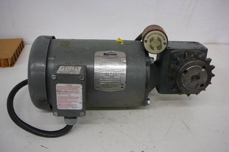 Boston otor and gear drive 34 hp -1750rpm 3 ph
