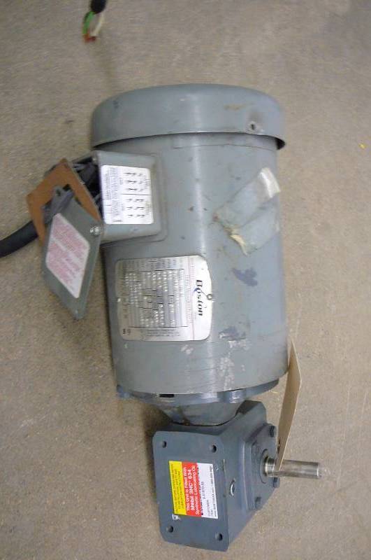 Boston motor & gear hp 34 - 1750 rpm 3 ph