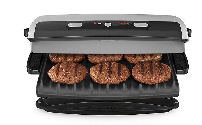 lot 143 image: George Foreman 6-Serving Removable Plate Grill