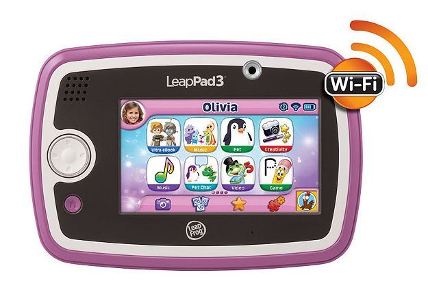 lot 176 image: LeapFrog LeapPad3 Wi-Fi Learning Tablet - Pink