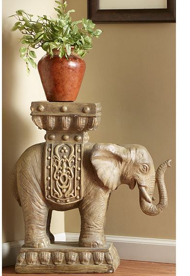 lot 204 image: Elephant Table Plant Stand