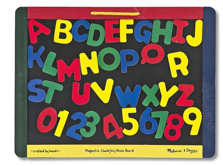 lot 219 image: Melissa & Doug Magnetic ChalkDry-Erase Board