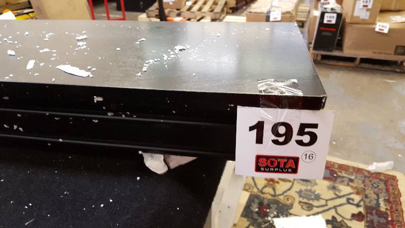 lot 195 image: McLeland Black Fireplace Mantle