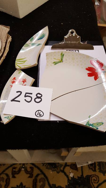 lot 258 image: BonJour Al Fresco 14-Pc. Dinnerware Set