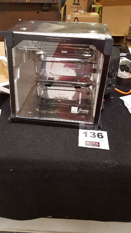 lot 136 image: Ronco Stainless Steel Rotisserie