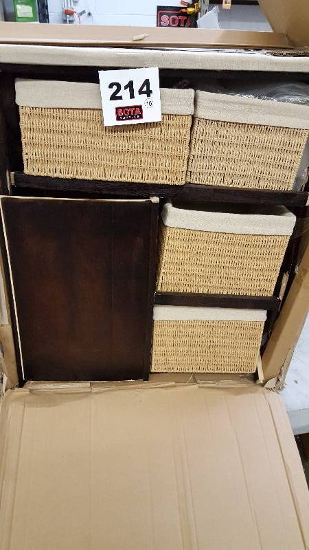lot 214 image: Mcleland Design Ironing board with storage