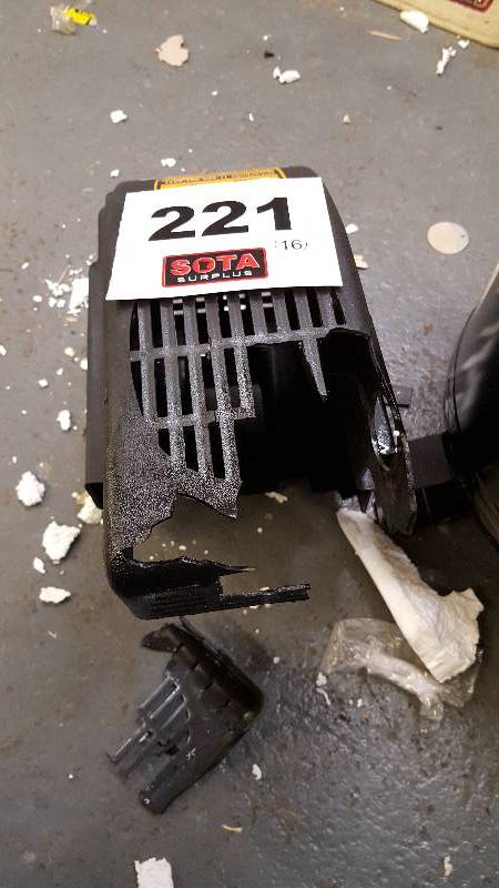 lot 221 image: Master Craft 10-Gallon 3.5 HP Air Compressor