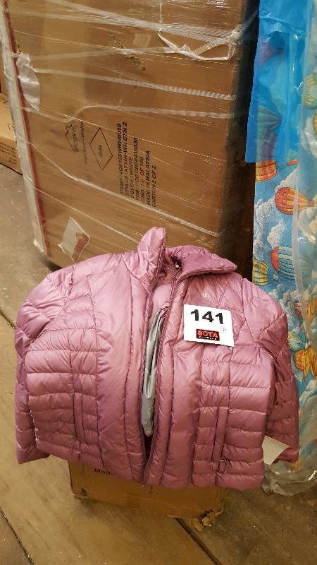 lot 141 image: Ken Cole WM Packable down jack Mauve X Large