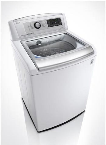 LG WASHER - 5.0 cu.ft. MEGA Capacity TurboWash� Washer - WT5480CW  White