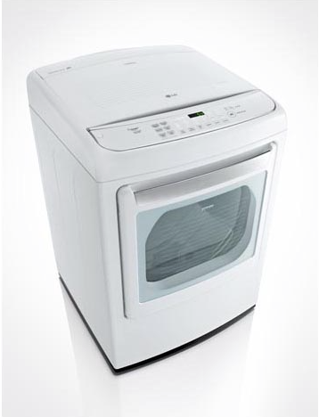 LG 7.3 cu.ft. Ultra Large Capacity High Efficiency Front Control SteamDryer with SteamFresh