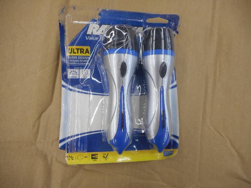 BRAND NEW TWO PACK RAYOVAC FLASHLIGHTS