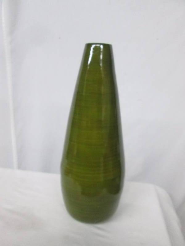 Green Bamboo Vase