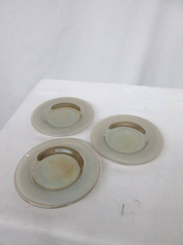 3 - Decorative Saucer Plates