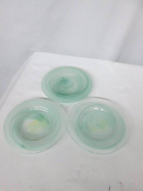 3 - Decorative Saucer Plates