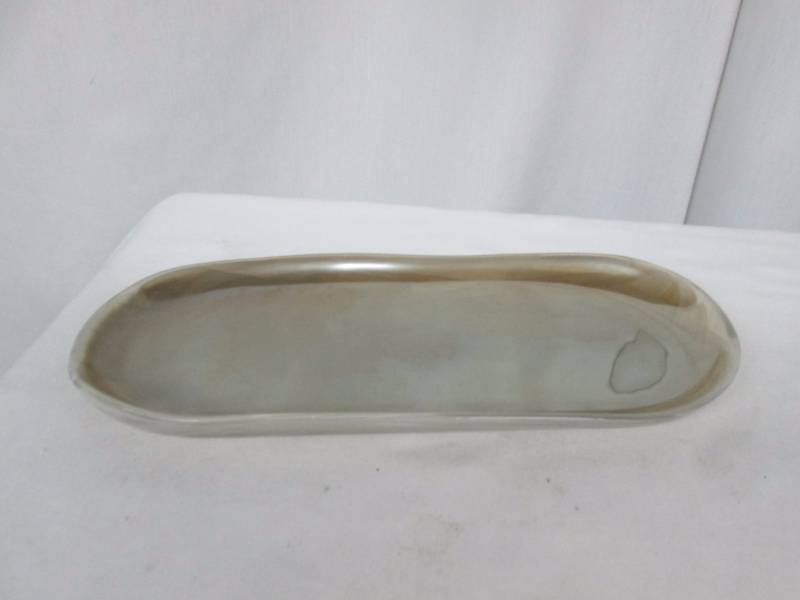 Alabaster Luster Smoke Decorative Plate
