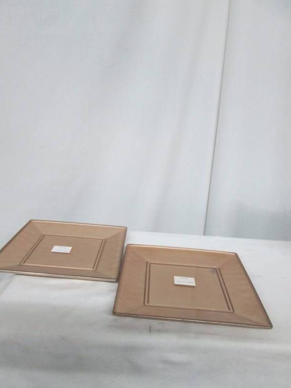 2 - Metallic Decorative Plates