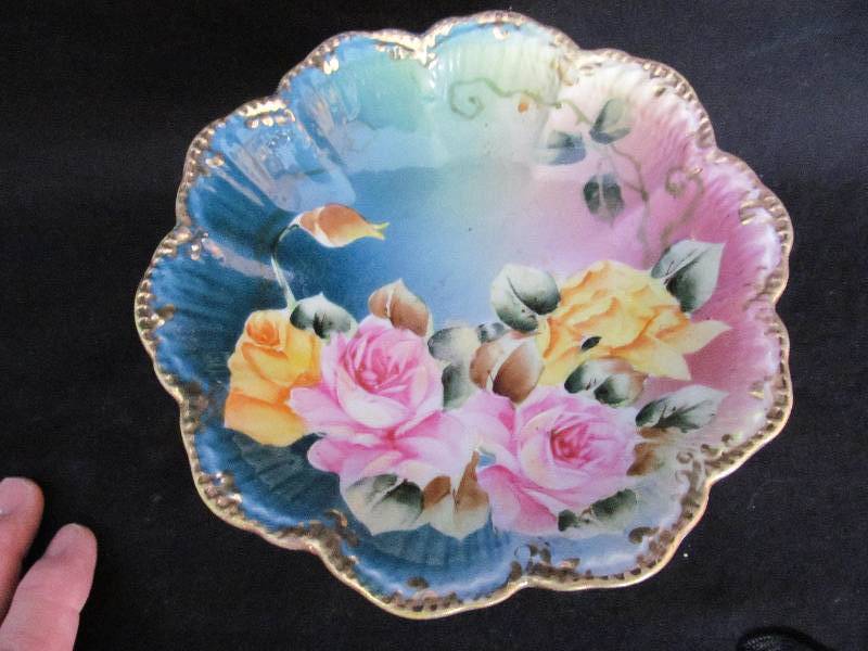Hand Painted Serving Plate