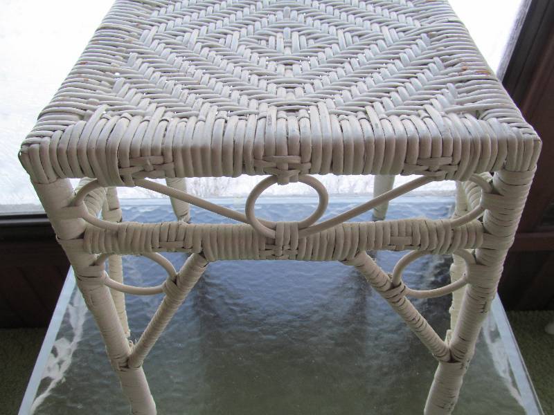 Wicker Side Table