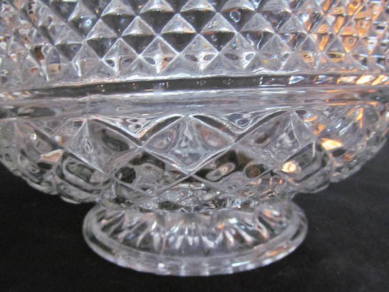 Large,Cut Glass Bowl
