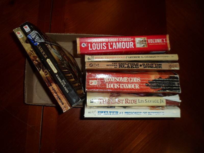 Western Book Lot Including Louis LAmour
