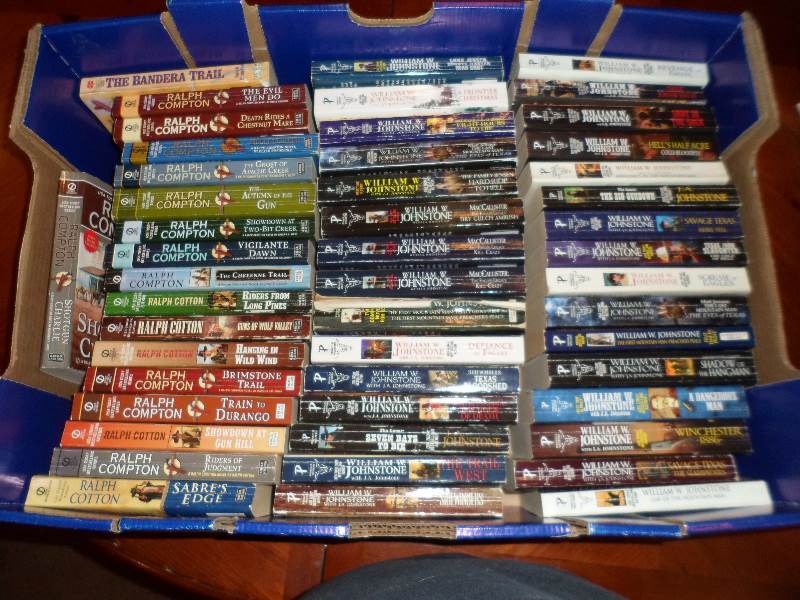Large Lot of Western Books-Johnston & Compton