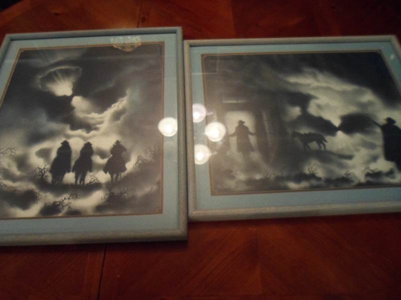 Set of 2 Bo-Bec Western Prints - Framed