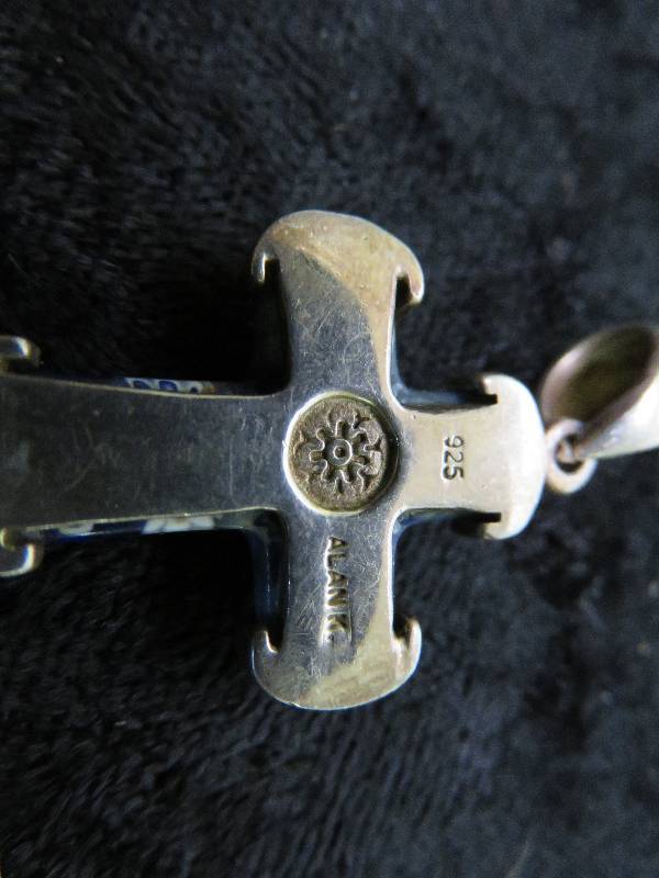 Vintage Alan K Murano Cross--.925 Sterling