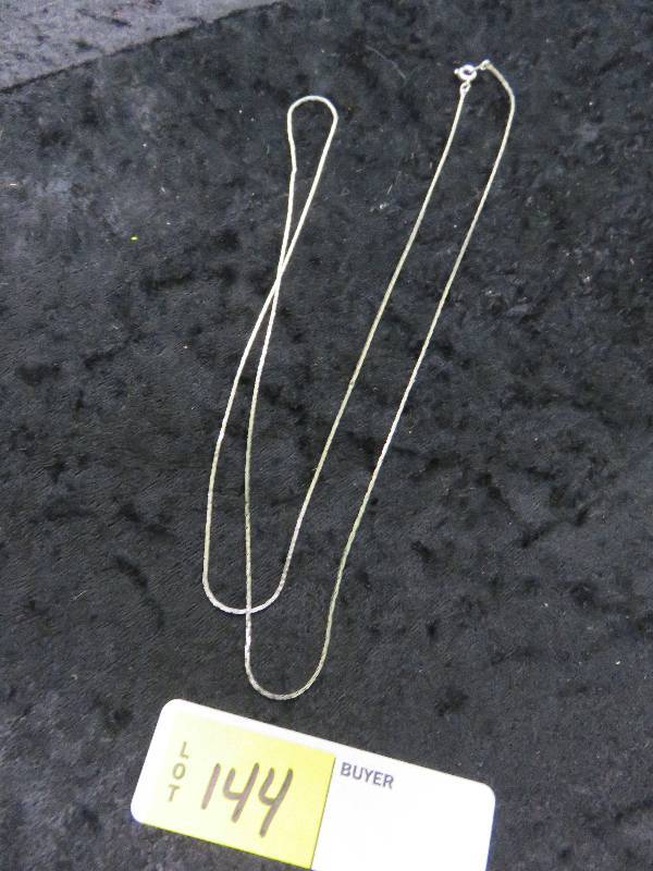 silver necklace