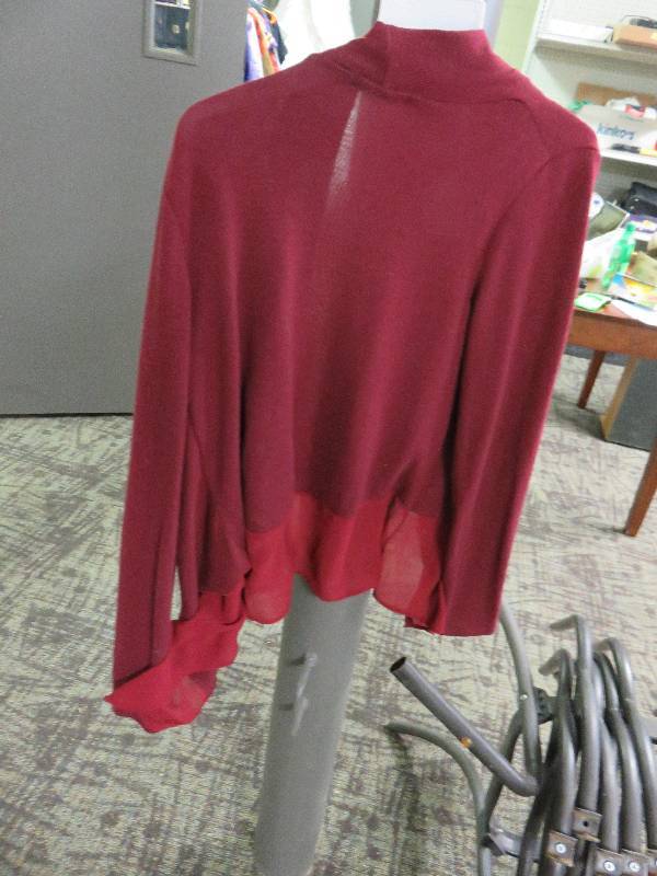 Maroon Cardigan
