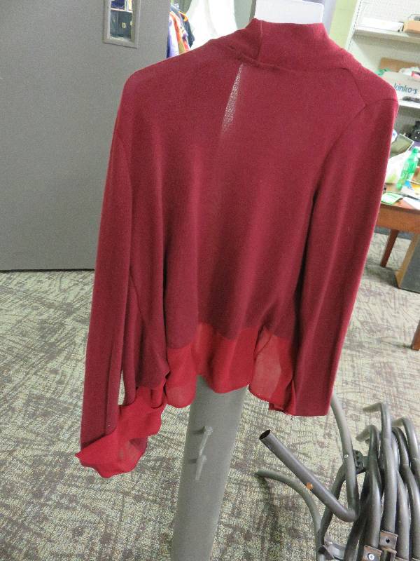 Maroon Cardigan