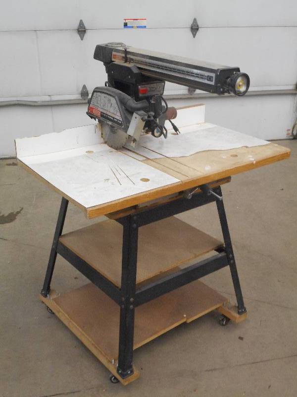 lot 43 image: Craftsman 10 Radial Arm Saw With R...