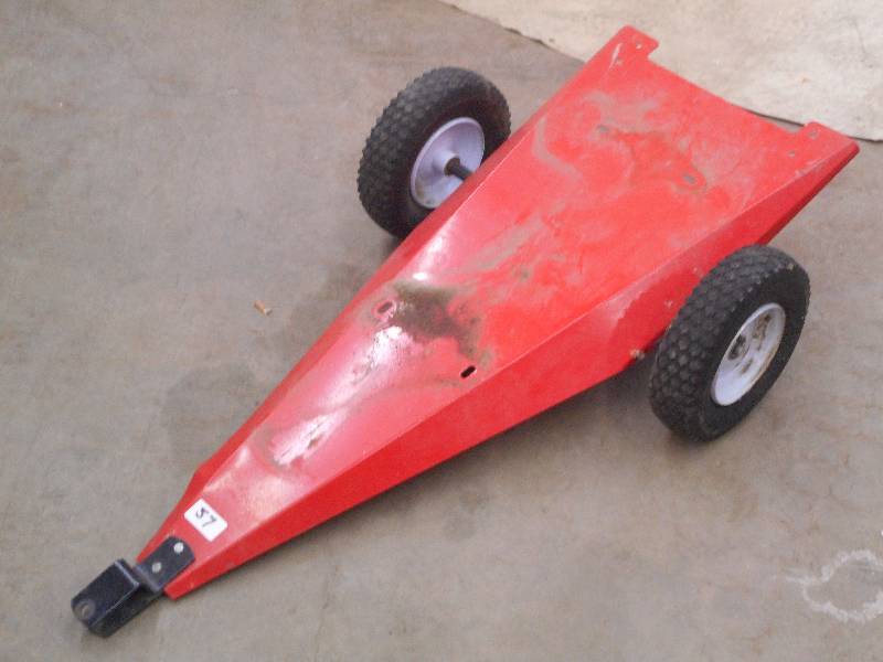 lot 57 image: Pin-Hitch Lawn Tractor ImplementTa...