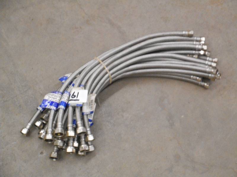 lot 61 image: Bundle Of (22) Unused Faucet Hoses ...