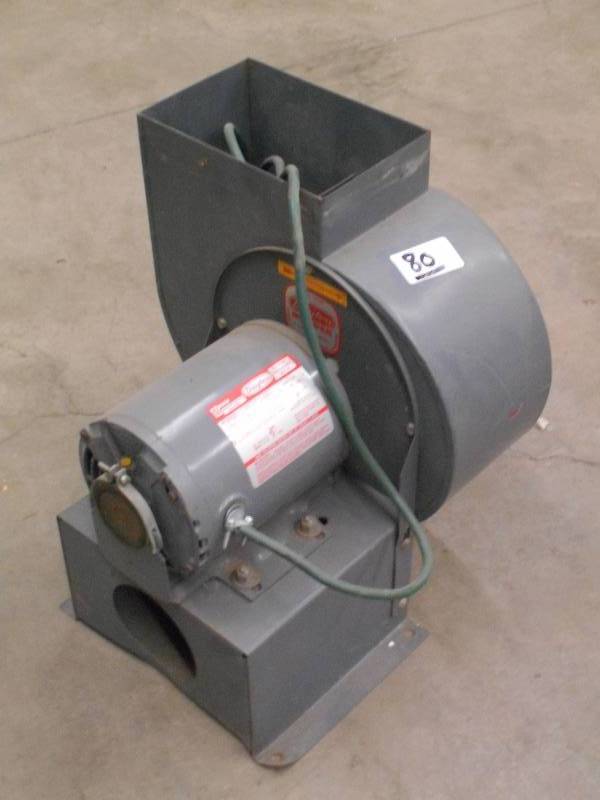 lot 80 image: Dayton Model 1C792 Blower With Dayt...