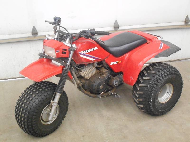 lot 1 image: 1985 Honda 250SX Three Wheeler