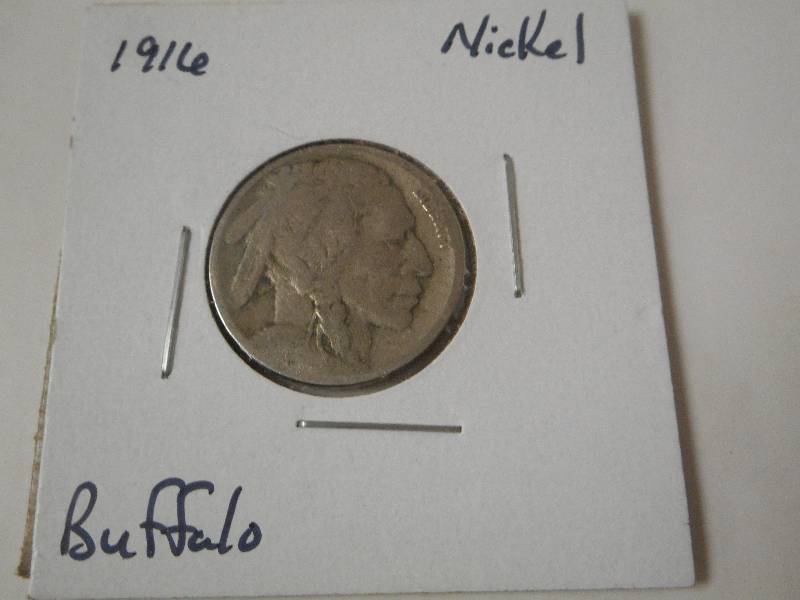 1916-P Buffalo Head Nickel, Circula...