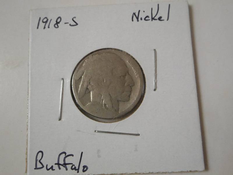 1918-S Buffalo Head Nickel, Circula...