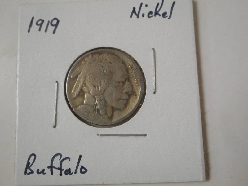 1919-P Buffalo Head Nickel, Circula...
