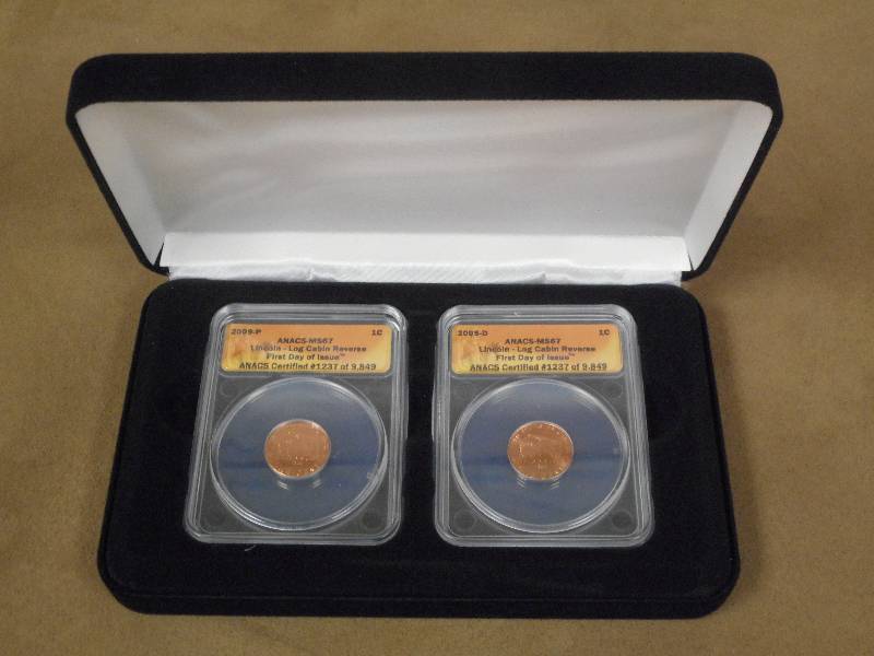 Lincoln 2009 P & D Log Cabin Revers...