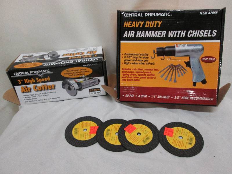3 high speed cutter, HD air hammer...