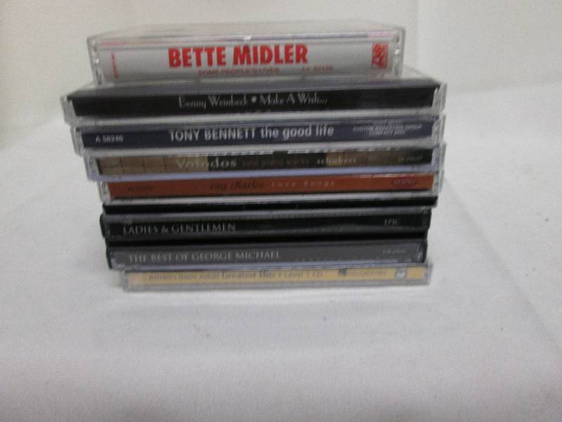 7 music CDs various artist, 1 cass...