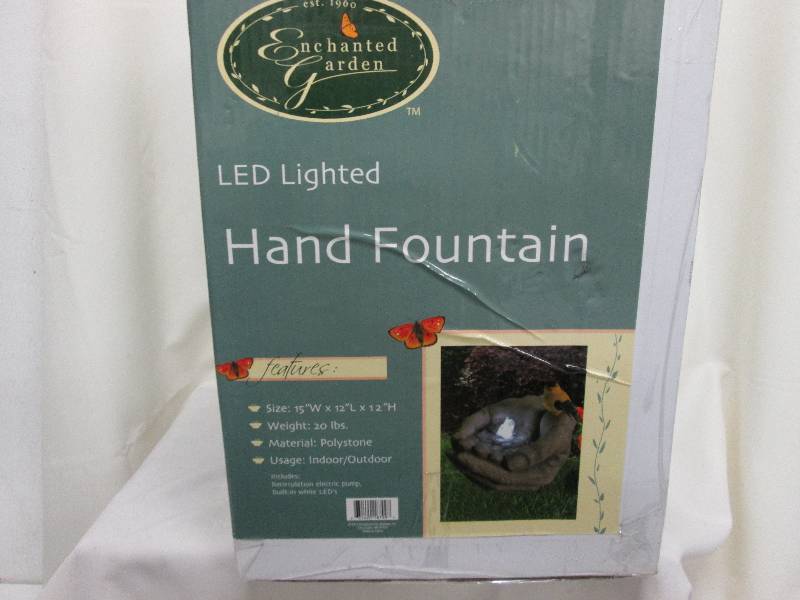 LED Lighted Hand Fountain...