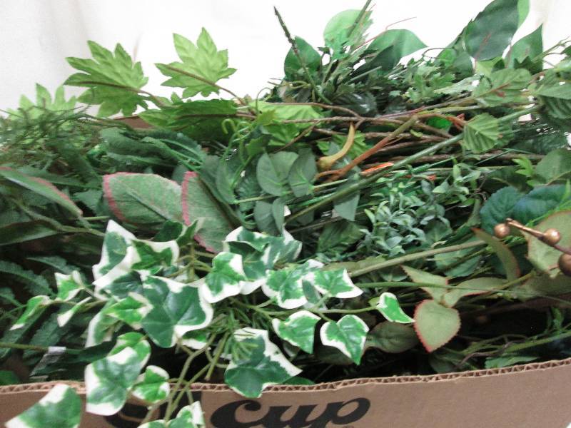 Large assortment floral greens...
