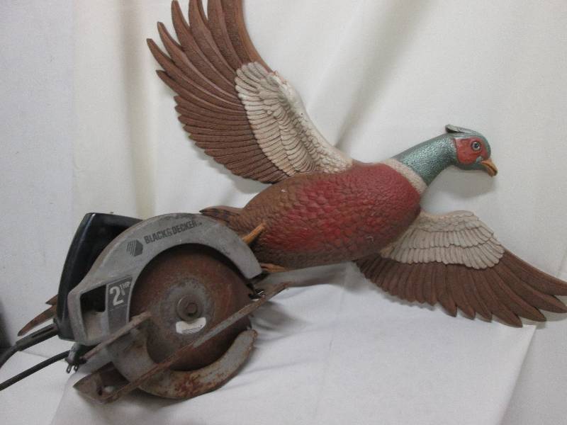 Pheasant wall plaque, Black & Decke...