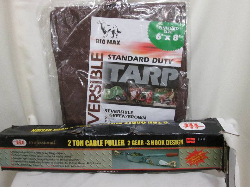 2 Ton Cable puller 2 gear- 3 hook d...