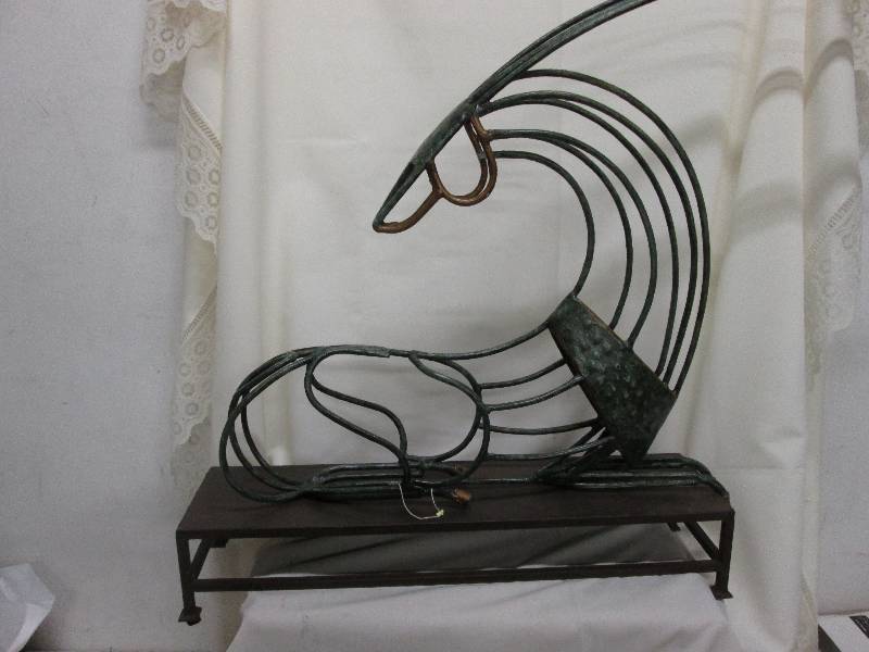 Extra special antelope metal decor ...