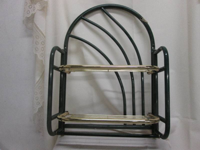 Greengold metal 2 tier shelf 21Hx...