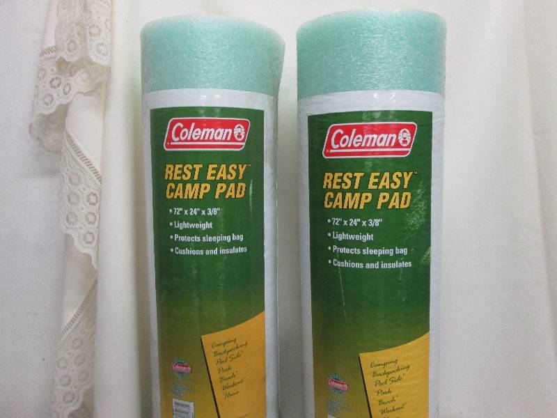 2 each Coleman Lightweight Camp Pad...